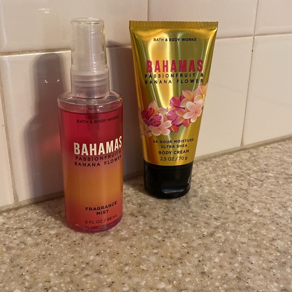 Bath & Body Works Bahamas Passion fruit banana flower fragrance mist body cream - Picture 11 of 11
